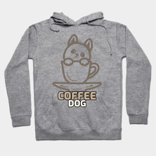 Dog Coffee Addict Hoodie